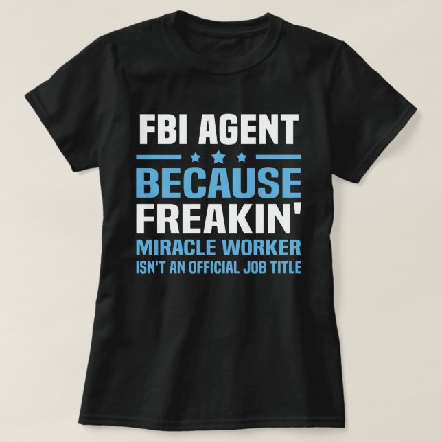 FBI Agent T-Shirt (Design Front)