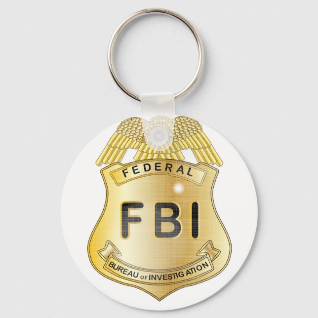FBI Badge Keychain (Front)