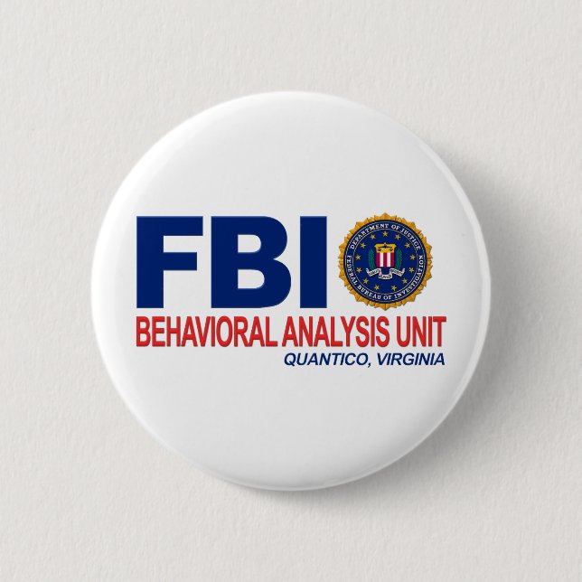 FBI BAU Criminal 2 Inch Round Button (Front)