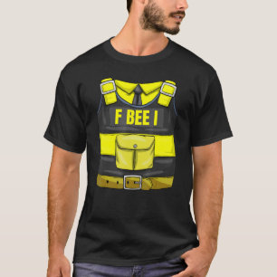 Fbi Bee Police Beekeeper Honey Bees Officer Costum T-Shirt