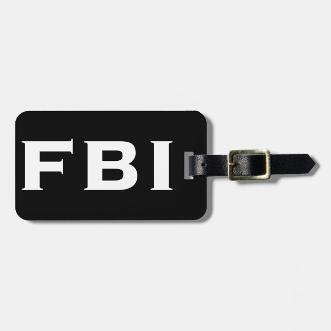 FBI COOL LUGGAGE TAG (Front Horizontal)