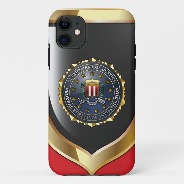 FBI Emblem Case-Mate iPhone Case (Back)