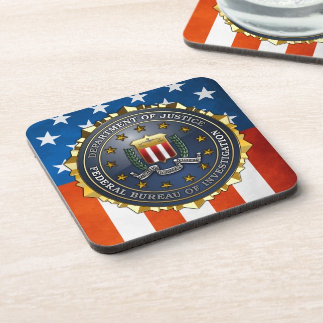 FBI Emblem Coaster (Left Side)