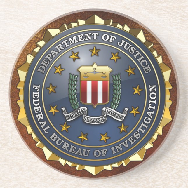FBI Emblem Coaster (Front)