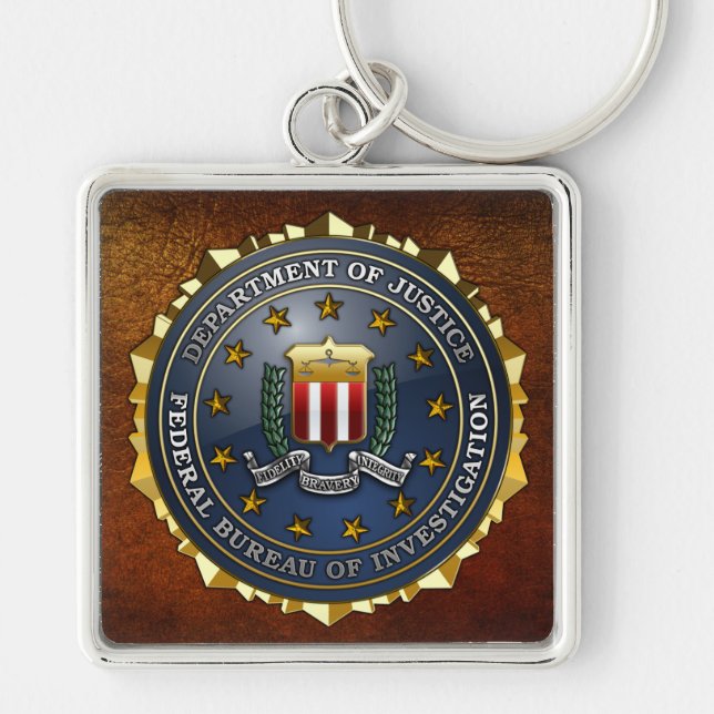 FBI Emblem Keychain (Front)