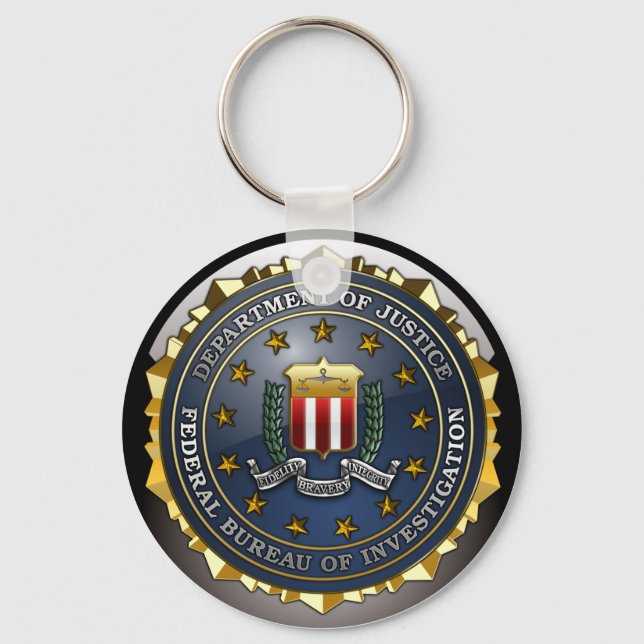 FBI Emblem Keychain (Front)