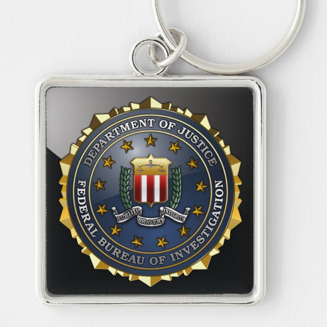 FBI Emblem Keychain (Front)