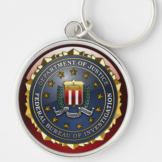 FBI Emblem Keychain (Front)