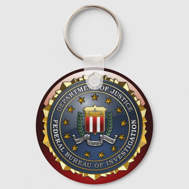 FBI Emblem Keychain (Front)
