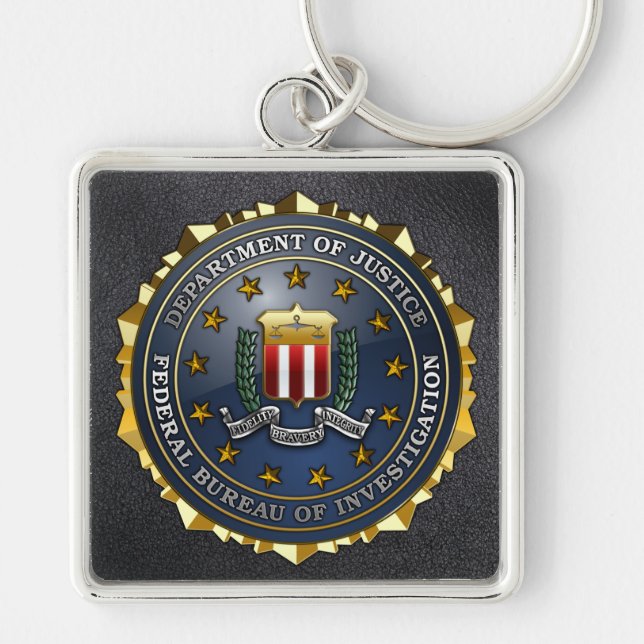 FBI Emblem Keychain (Front)