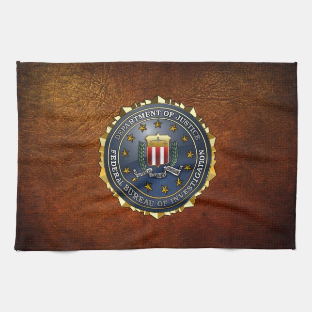 FBI Emblem Kitchen Towel (Horizontal)