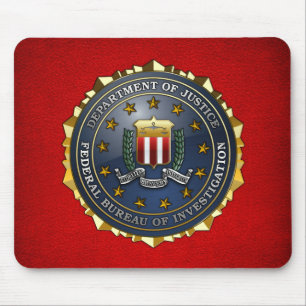 FBI Emblem Mouse Pad