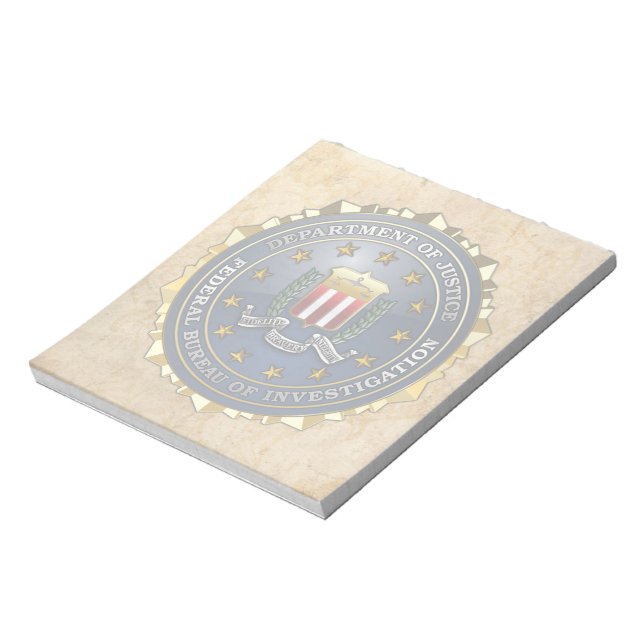 FBI Emblem Notepad (Rotated)