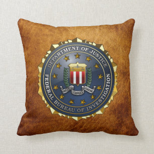 FBI Emblem Throw Pillow