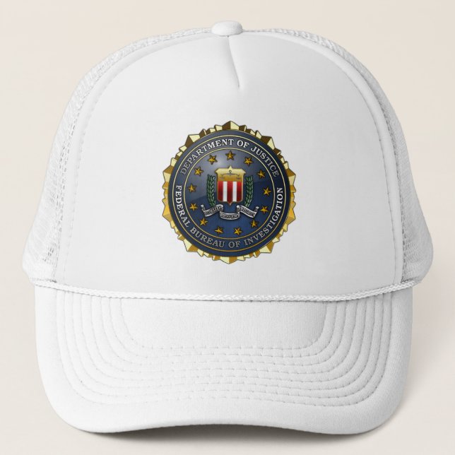 FBI Emblem Trucker Hat (Front)