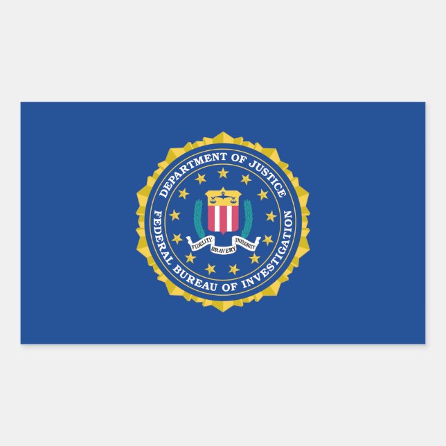 FBI Flag Sticker (Front)