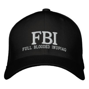 FBI FULL BLODDED INU EMBROIDERED HAT