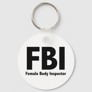 FBI Mr Funny Rude Humour Keychain