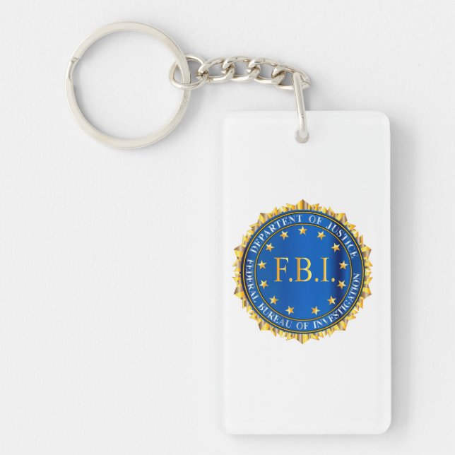FBI Spoof Seal Keychain (Front)
