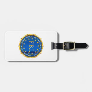 FBI Spoof Seal Luggage Tag
