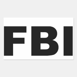 FBI STICKER
