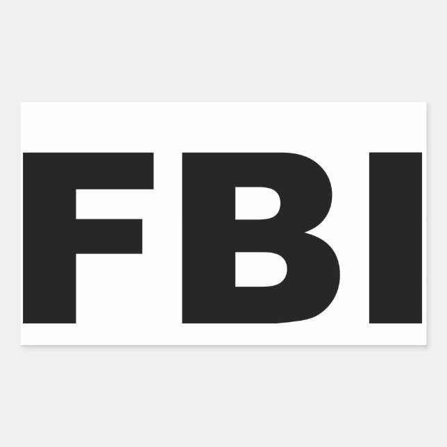 FBI STICKER (Front)