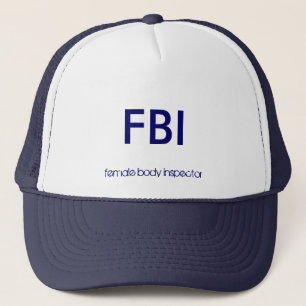 FBI TRUCKER HAT