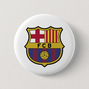 FC Barcelona football team brooch 2 Inch Round Button