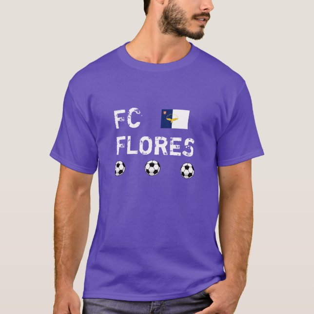 FC Flores (Azores) Custom Soccer Shirt (Front)