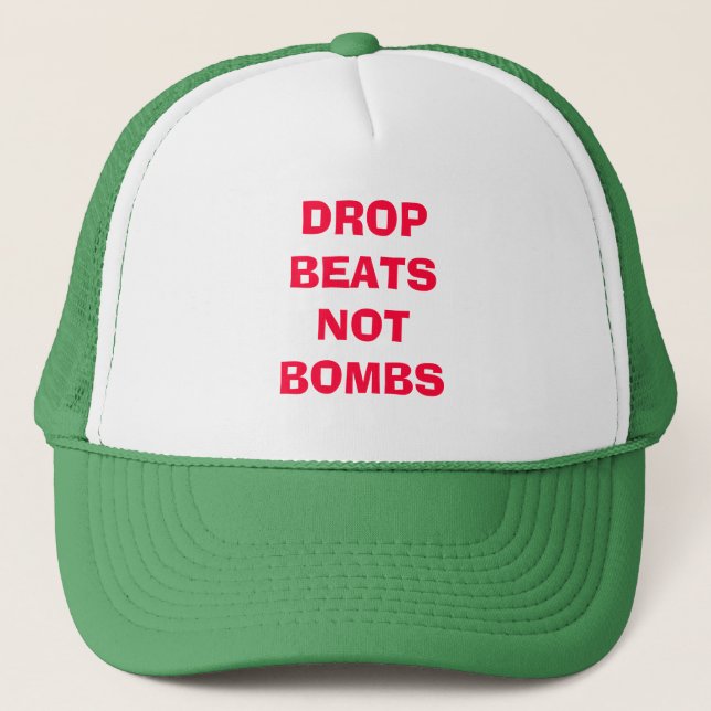 FCC "DROP BEATS NOT BOMBS" HAT BY BAGS (Front)