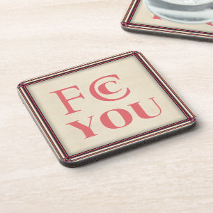 FCC YOU Beverage Coaster