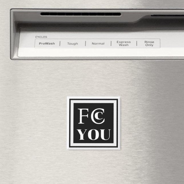 FCC YOU Fridge Magnet (In Situ (Dishwasher))