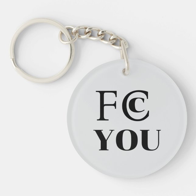 FCC YOU Keychain (Front)