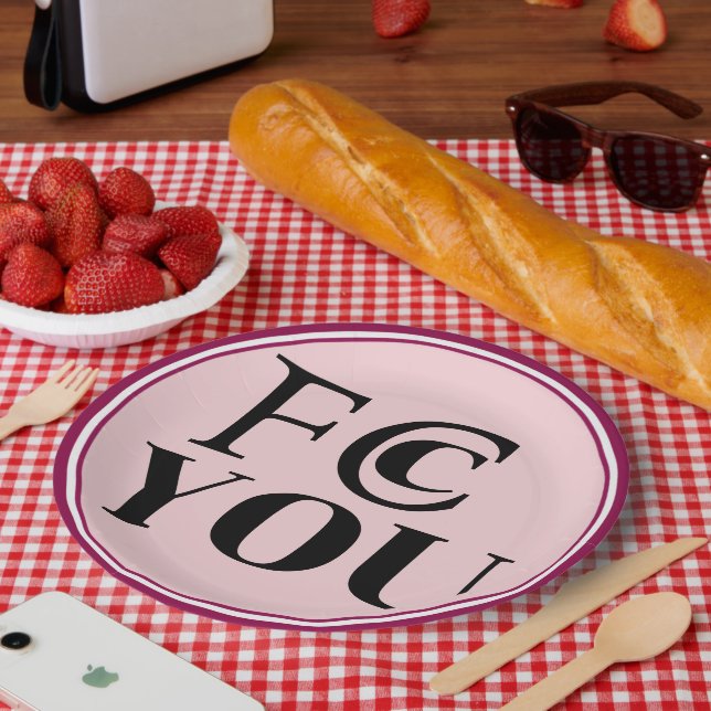 FCC YOU Paper Plate (Picnic)