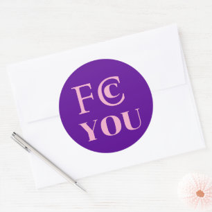 FCC YOU Sticker