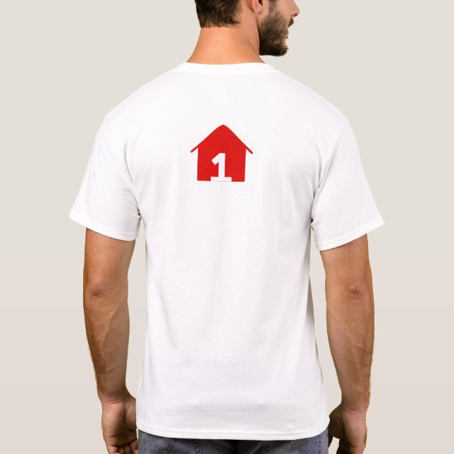 FCF Mens Red Logo T-Shirt (Back)