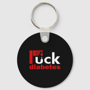 Fck Diabetes Awareness Keychain