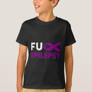 Fck Epilepsy Awareness Support Survivor Gift  T-Shirt