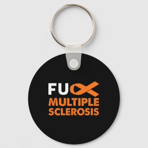 Fck Multiple Sclerosis Awareness Ms Support Surviv Keychain