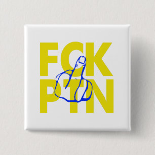 FCK PTN - Ukraine  2 Inch Square Button