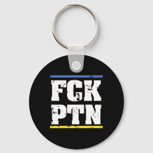 Fck Ptn Ukraine  Keychain