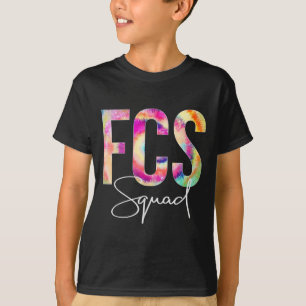 Fcs Squad Tie Dye Back To School Women Appreciatio T-Shirt