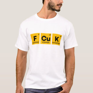 FCUK Periodic Table & I DONT GIVE A FOX SHIRT