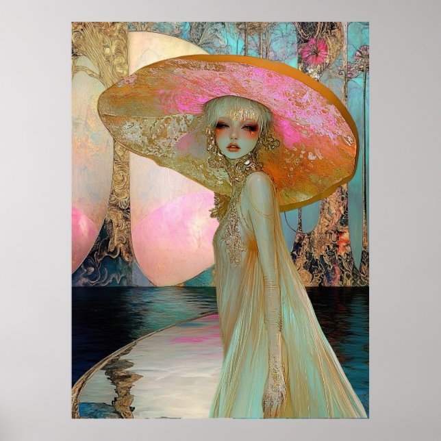 *~* FD2 Nouveau Fantasy Ethereal Dreamlike 17  Poster (Front)