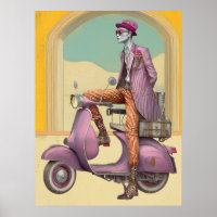 FD2 Suitcase Boho Travelling MAN SCOOTER 23