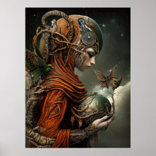 *~* FD3  COSMIC GUARDIAN Earth Keeper Protector Poster