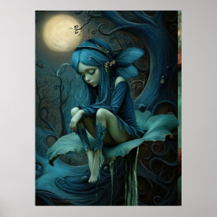 *~* FD3 Surreal Forest Nymph Fantasy 45 Poster