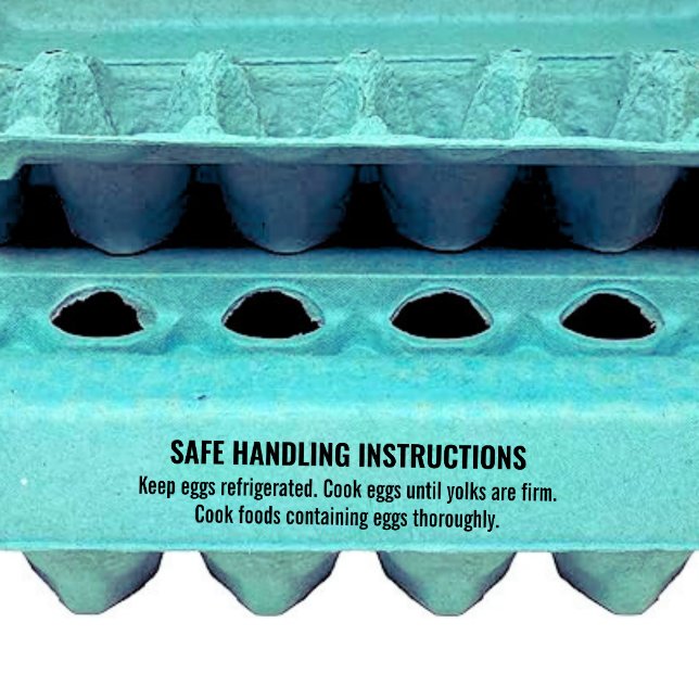  FDA approved egg stamp | Safe Handling Egg  (Creator Uploaded)