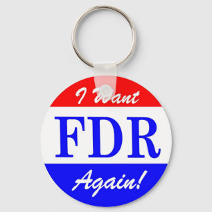 FDR - America's Greatest President Tribute Keychain