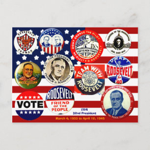 FDR - Carte postale